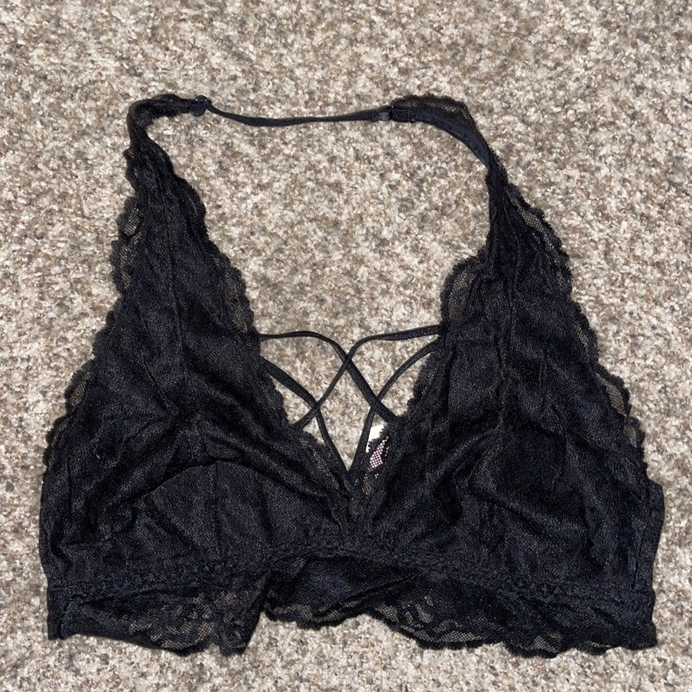 Black Halter Bralette
